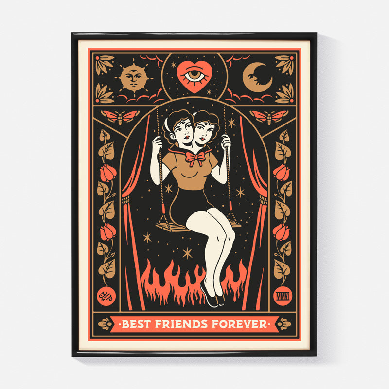 BFF - illustration 30x40 cm - Yeaaah! Studio