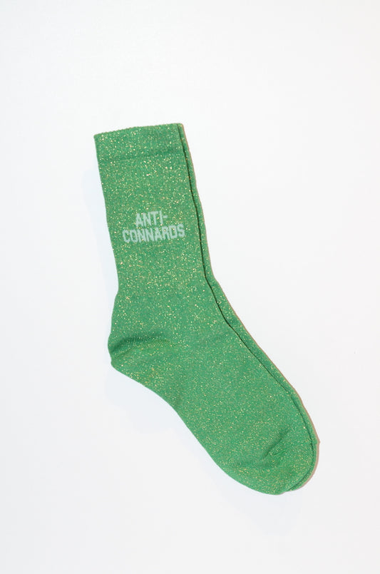 Anti-Connards - Chaussettes à paillettes vertes - Félicie Aussi 