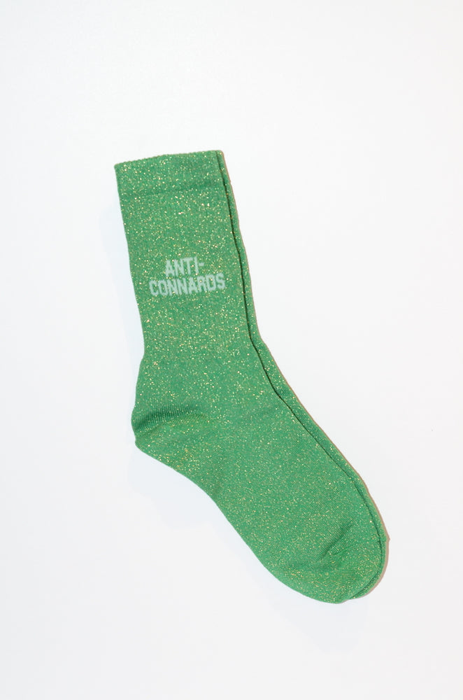 Anti-Connards - Chaussettes à paillettes vertes - Félicie Aussi