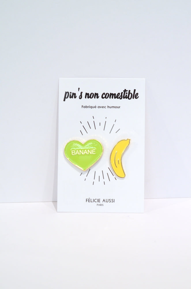 Banane - Duo de Pin's - Félicie Aussi