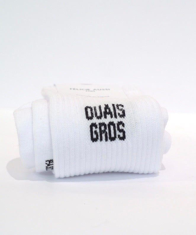 Ouais Gros - Chaussettes Blanches - Félicie Aussi