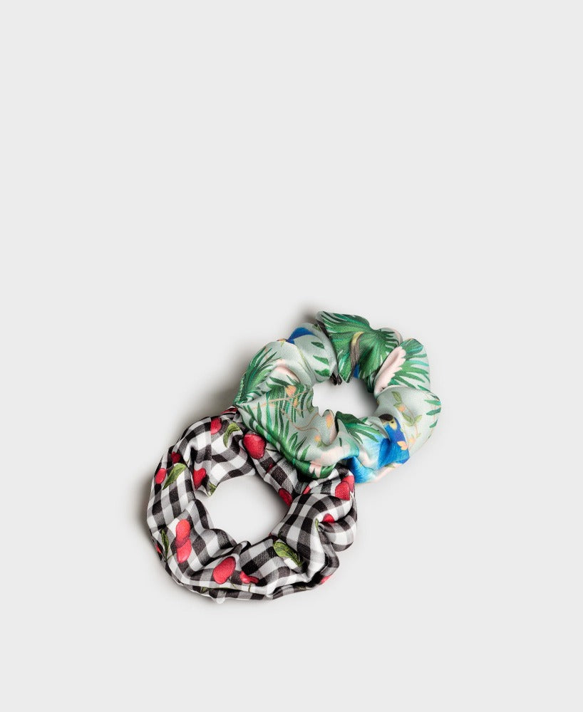 Abril et Maya - Set de 2 Chouchous en satin - Wouf