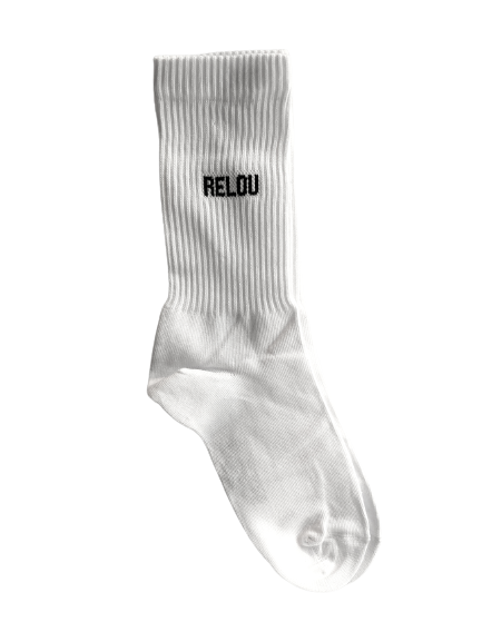Chaussettes Relou 40/45 - chaussette blanches - Félicie Aussi