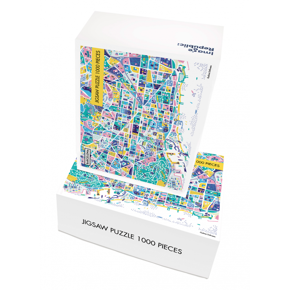 Puzzle 1000 pièces Barcelone - Antoine Corbineau pour Image Republic | Memento Mori