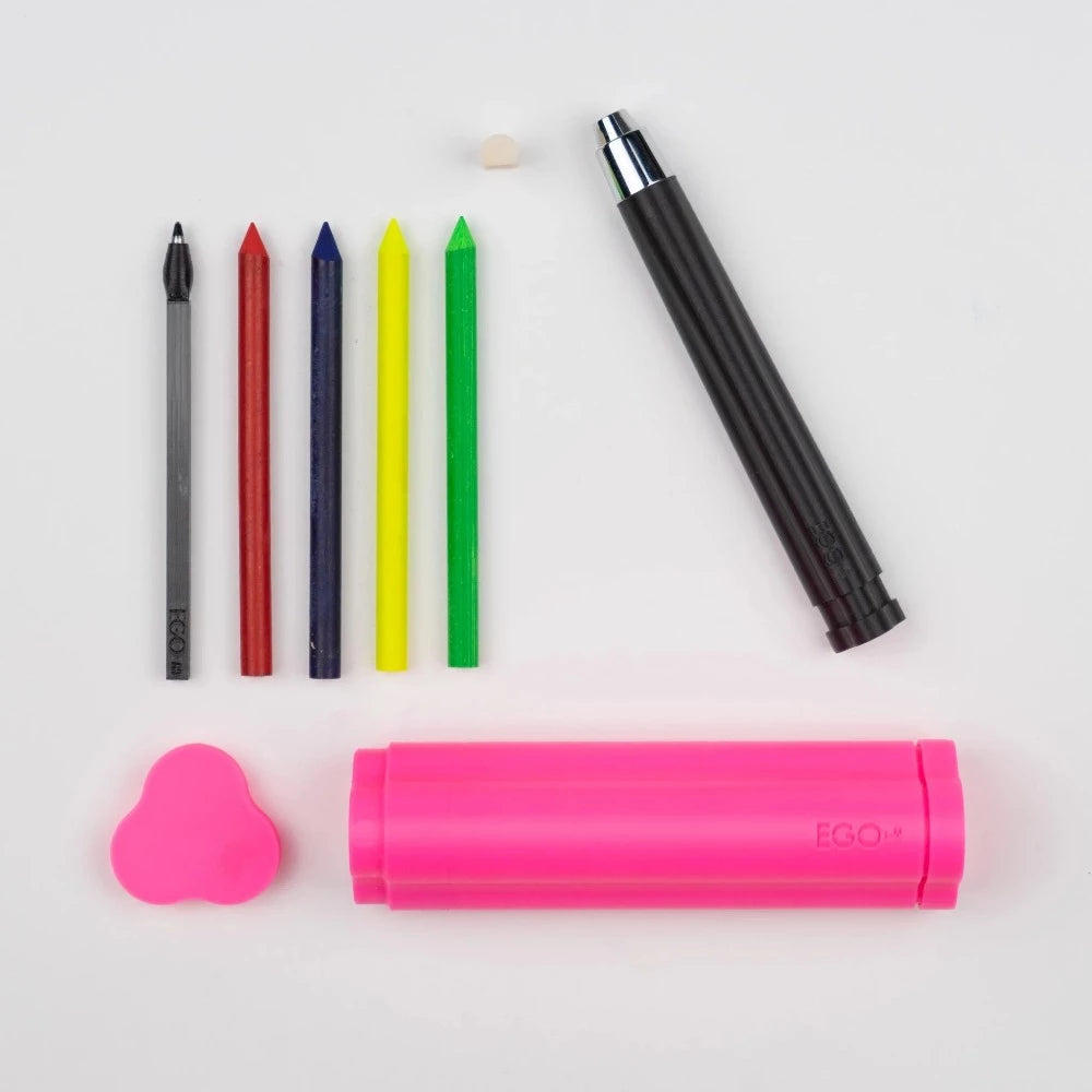 Triloby Me Rose - étui en graphène jaune avec CENTO3.E + accessoires - EGO.M