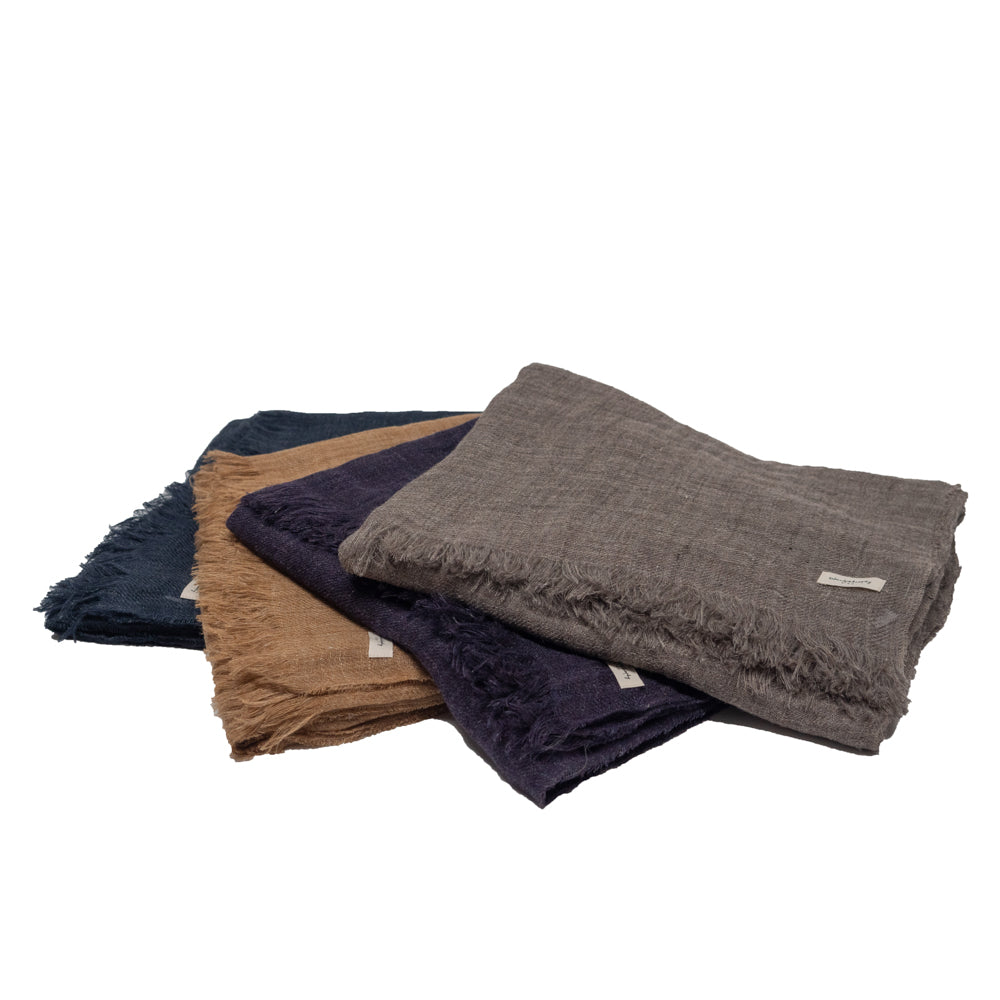 Virgilio Midnight - Plaid en gaze de lin - Bed and Philosophy