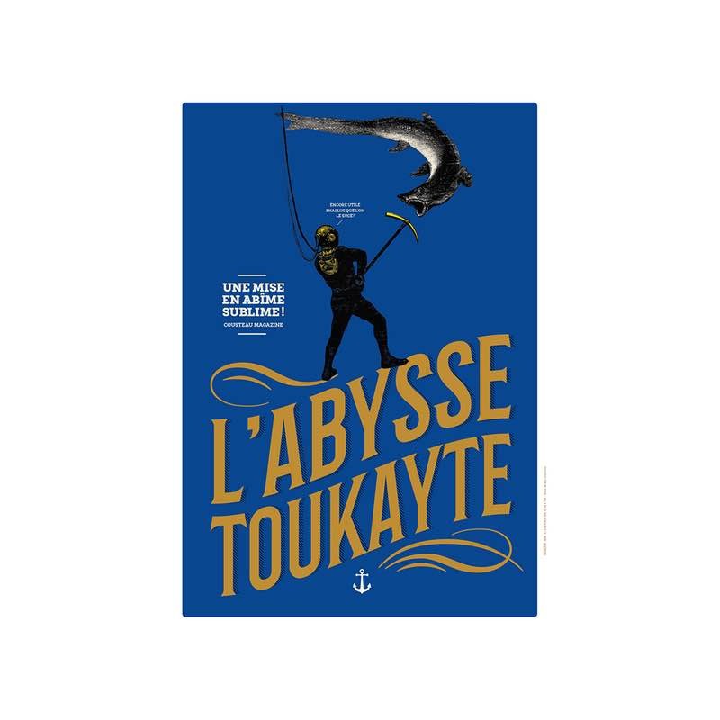 L'abysse Toukayte - Affiche jeux de mots Gaspard DeLalune