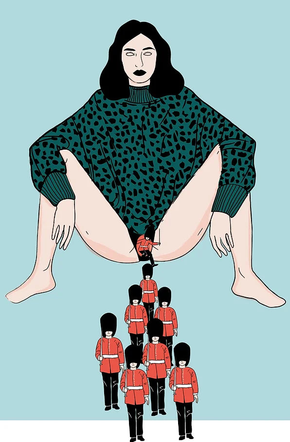 Les Anglais ont Débarqué - Affiche A3 - Palm illustrations