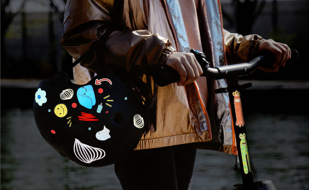 Arc-en-ciel - stickers réfléchissants - Rainette