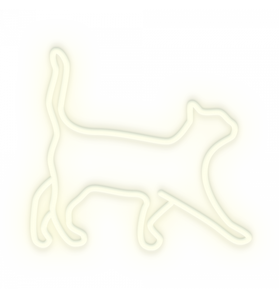 Cat - Néon LED en forme de chat - Candy Shock