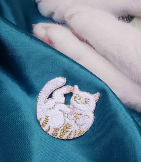 Chat Féerique - patch thermocollant - Malicieuse