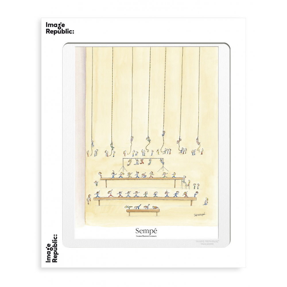 Gym - Collection Sempé - Tirage Haute Qualité - Image Republic