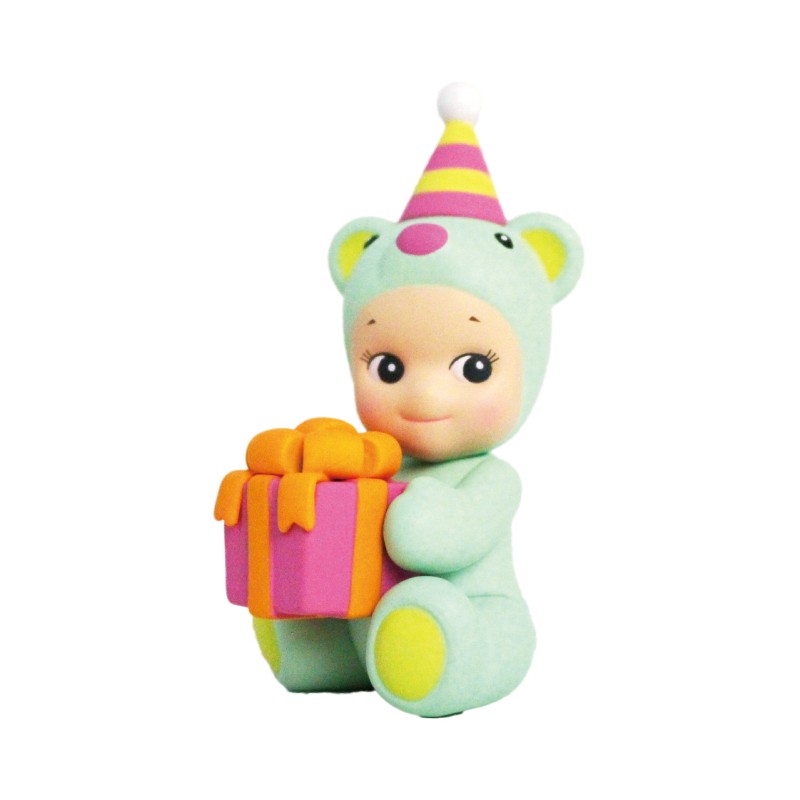 Sonny angel Happy Birthday Bear - série limitée anniversaire - figurine suprise à collectionner