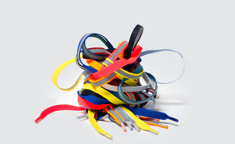 Orange - Lacets réflechissants - Rainette