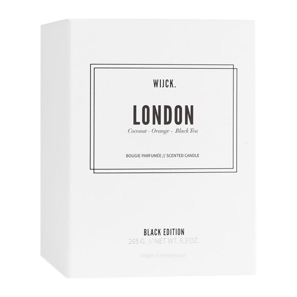 Bougie parfumée London - Cire de soja - 60h de brulage - Wijck
