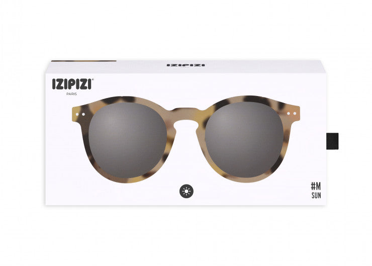 M Sun Light Tortoise - lunettes de soleil oversize ecaille de tortue clair - Izipzi