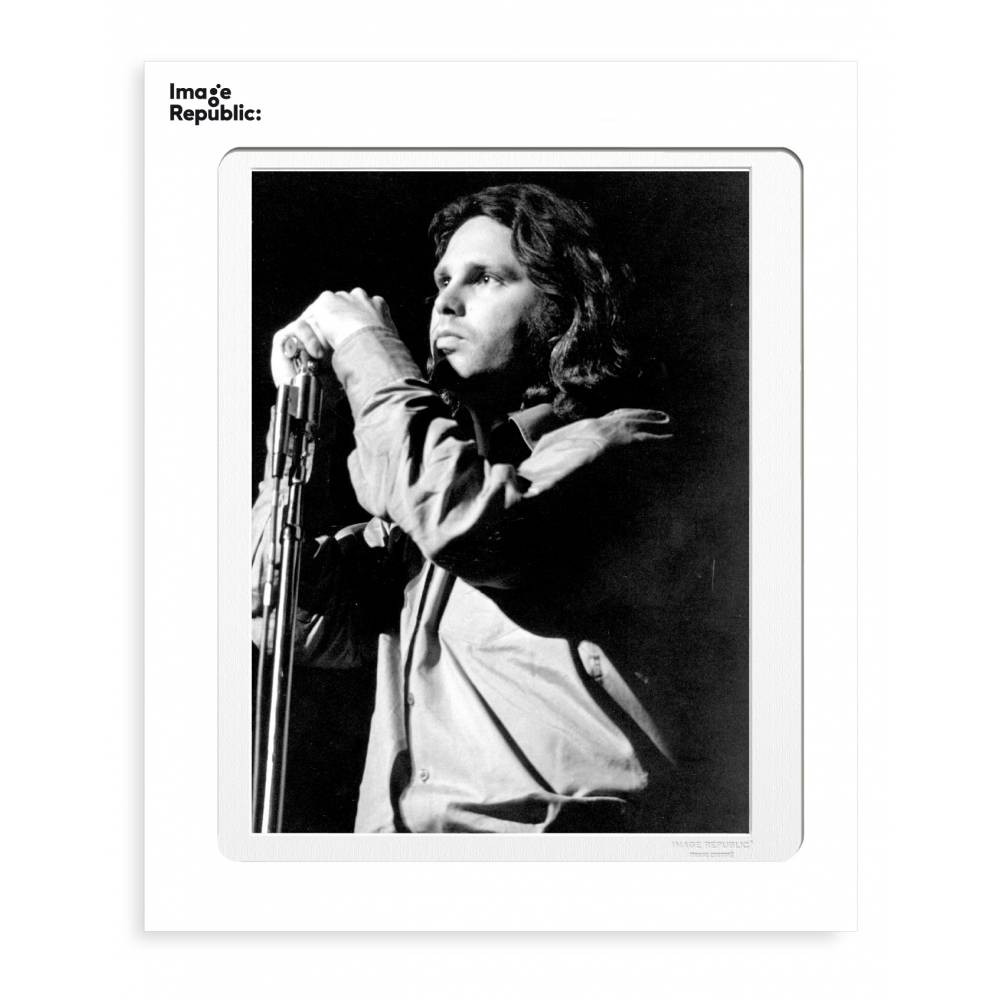 Jim Morisson - Tirage noir et blanc sur papier Cason - Image Republic