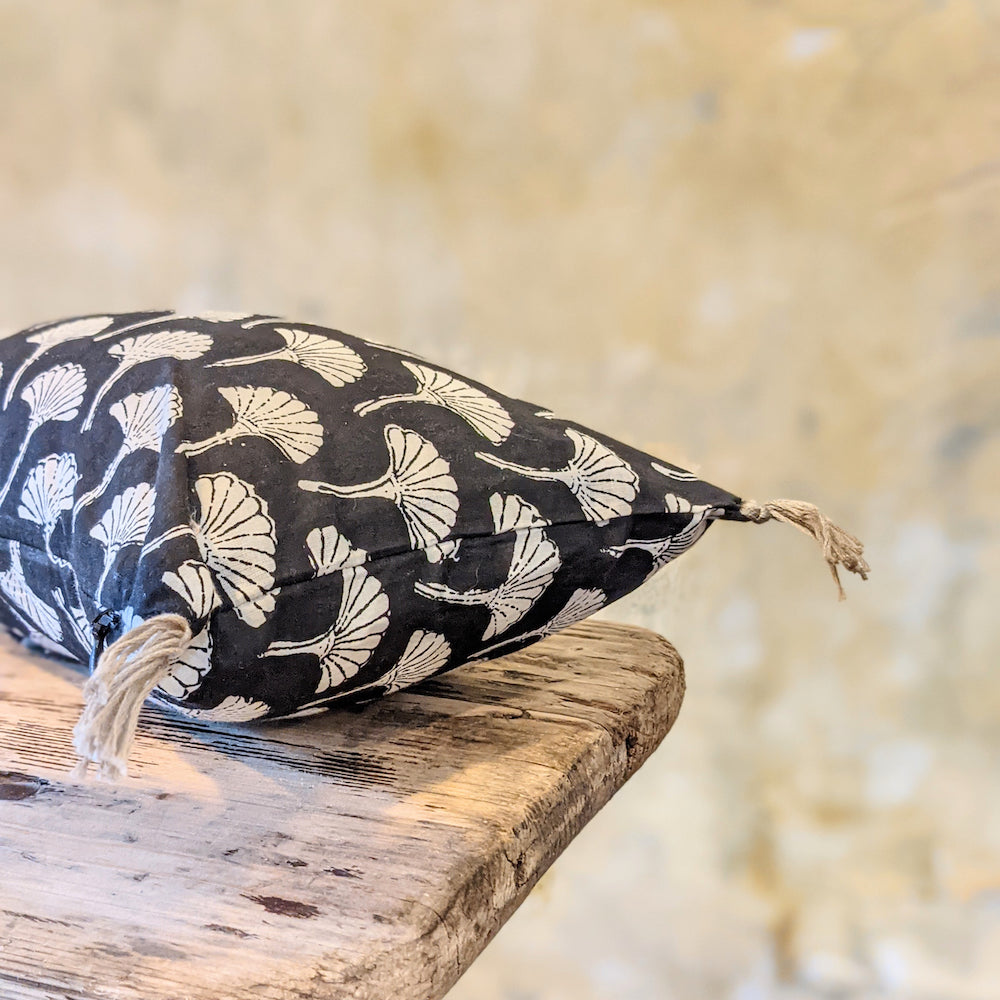 Nano Ginko - housse de coussin 20x30 cm - Boncoeurs