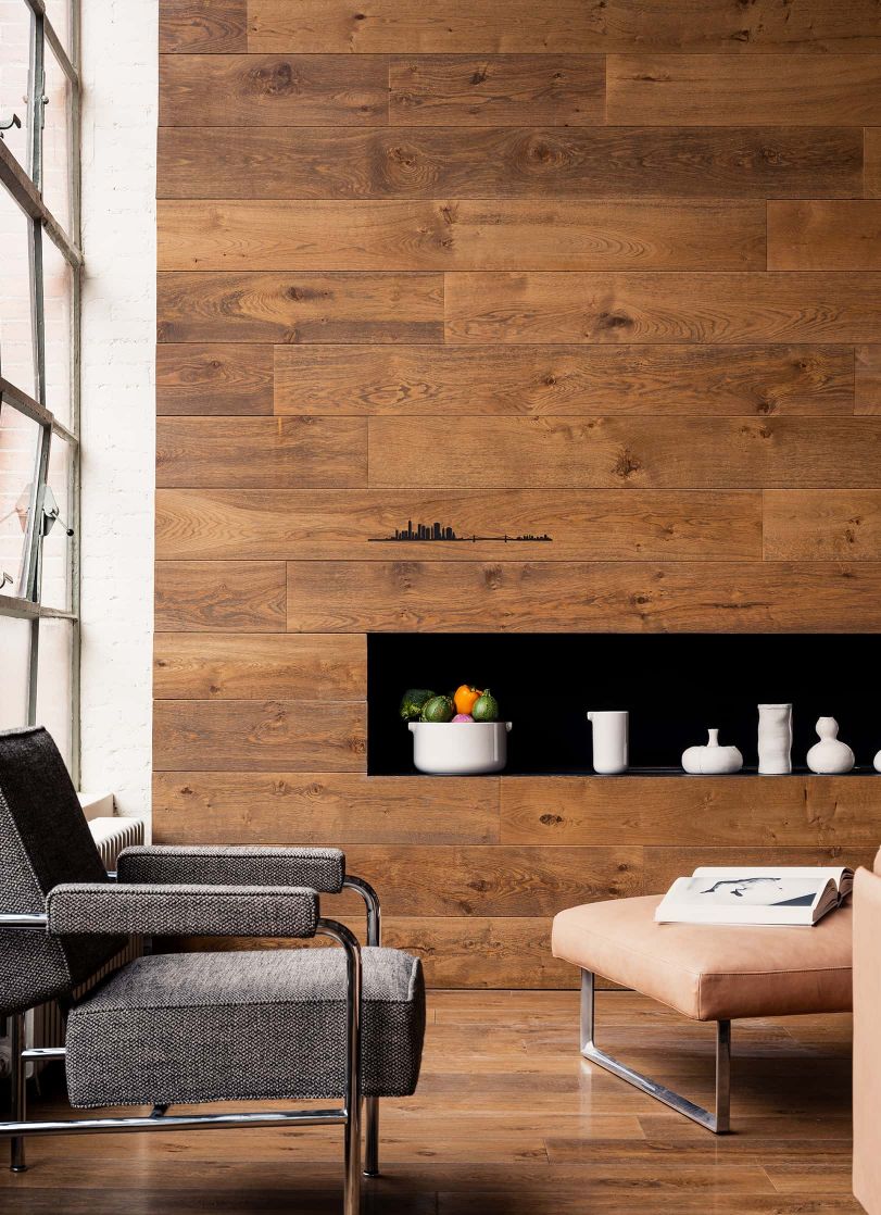 The Line New York 2 - silhouette de ville en acier 50cm - The Line