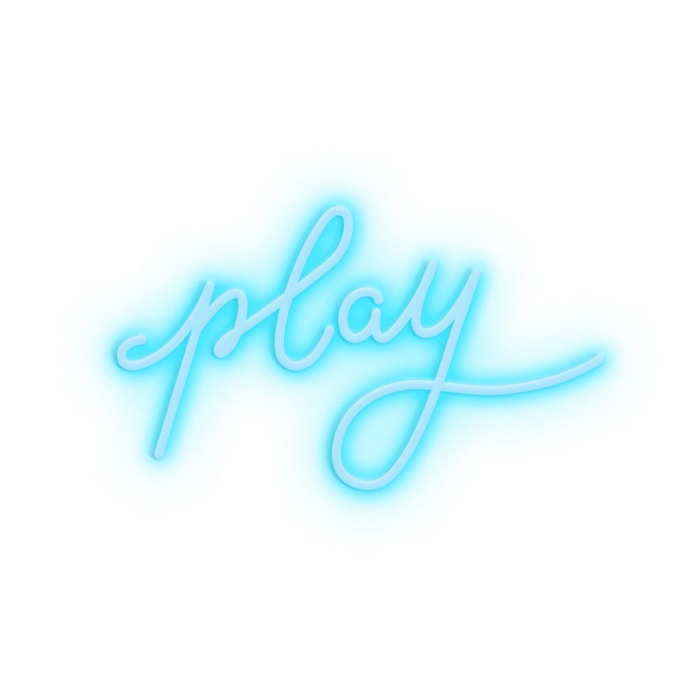 Play - Néon LED écriture - Candy Shock