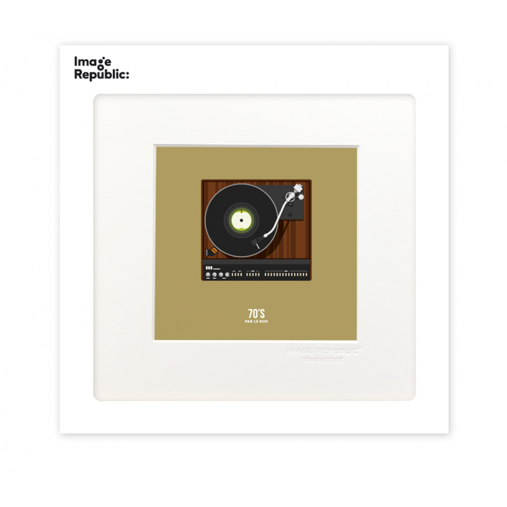 Platine - tirage 22x22 cm - collection Le Duo - Image Republic