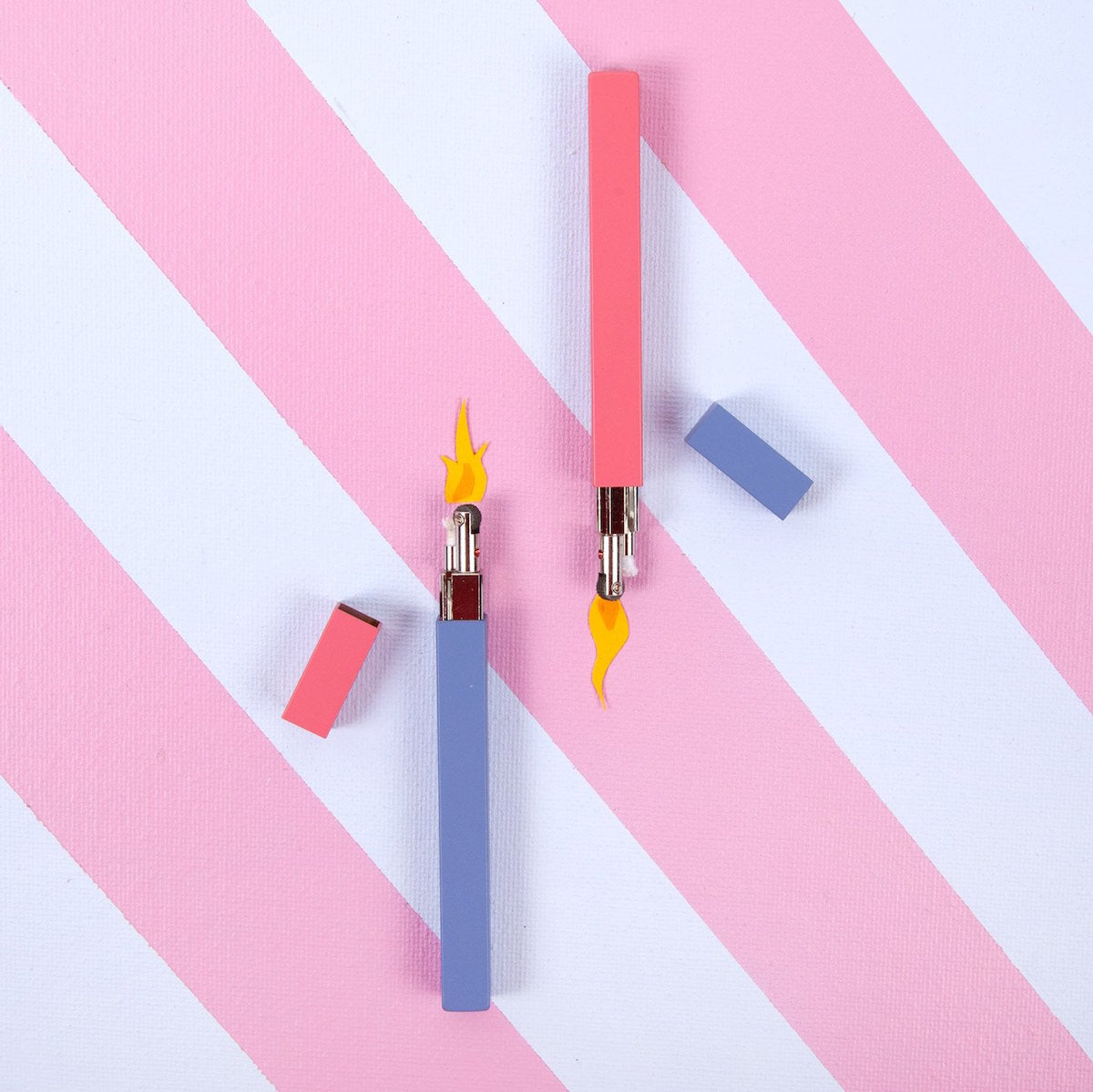 Queue Two Tones - Briquet Orange et Blanc