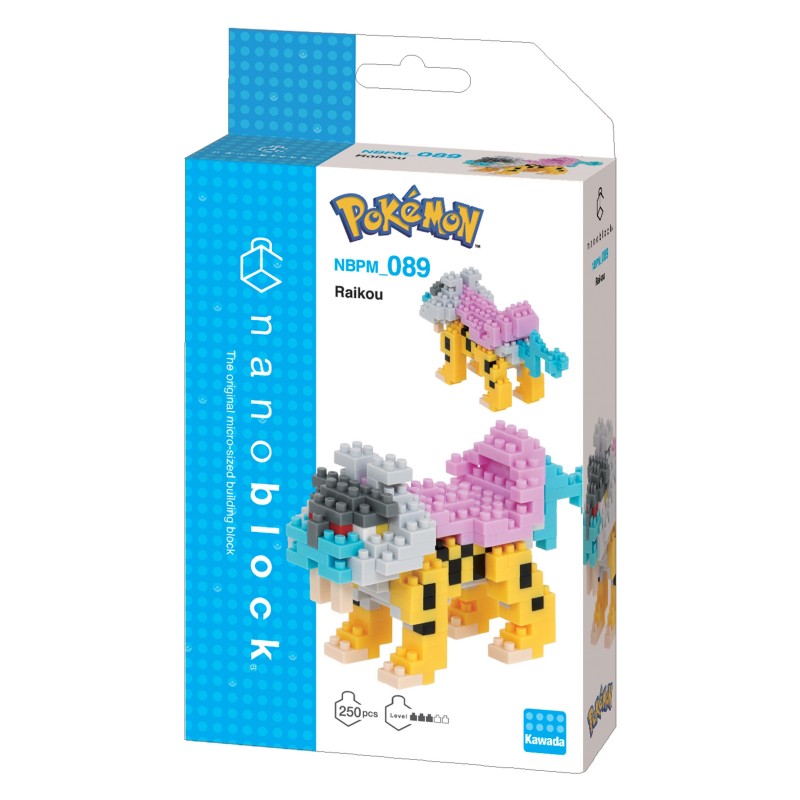 Raiku - nanoblock Pokémon - Jeu de construiction mini briques