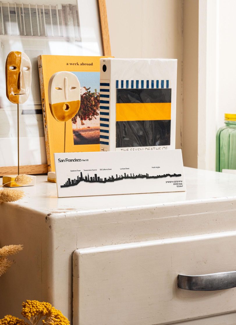 The Line Mini San Francisco 1 - silhouette aimantée 19 cm - The Line