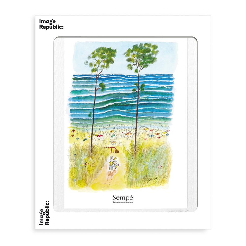 Couple Océan - Collection Sempé - tirage haute qualité - Image republic