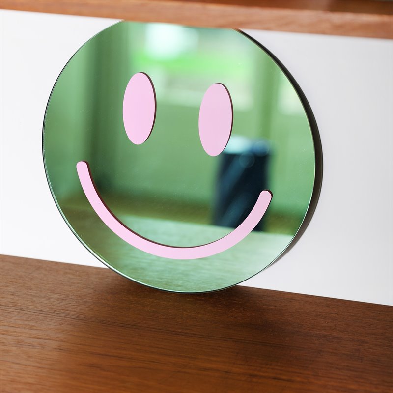 Miroir Smiley - miroir en forme de smiley - &klevering