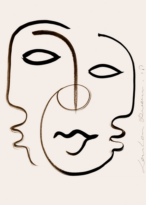 We Are One - Illustration 50x70 cm Paper Collective