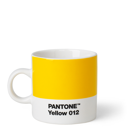 Tasse à café en porcelaine Yellow 012 - Pantone