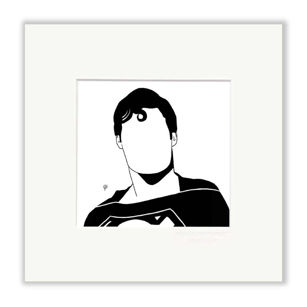 043 Superman - Collection Présence - tirage 22x22 - Image Republic