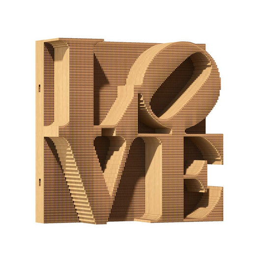 Love - Puzzle Carton 3D à assembler - Cartonic