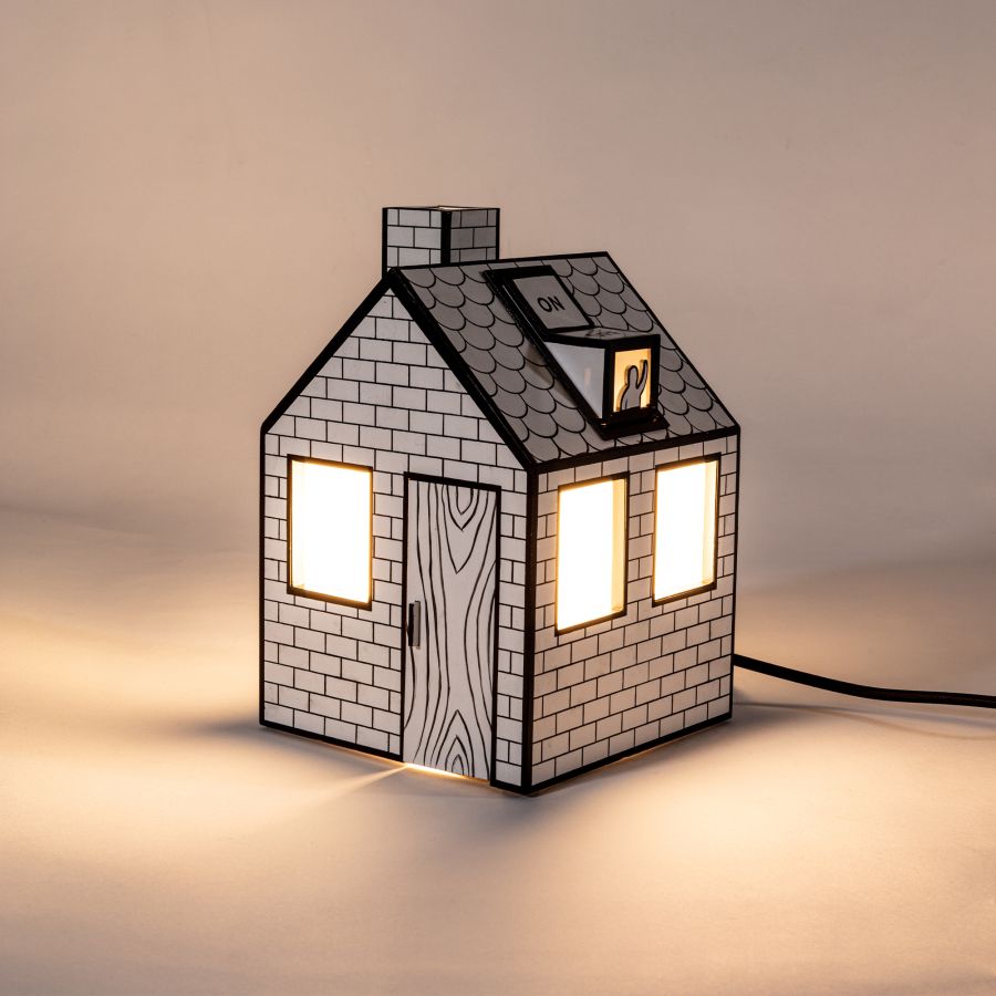 Lampe Seletti On-Off en carton recyclé | Memento Mori