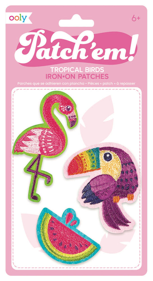 Tropical Birds - Écussons Thermocollants - Ooly