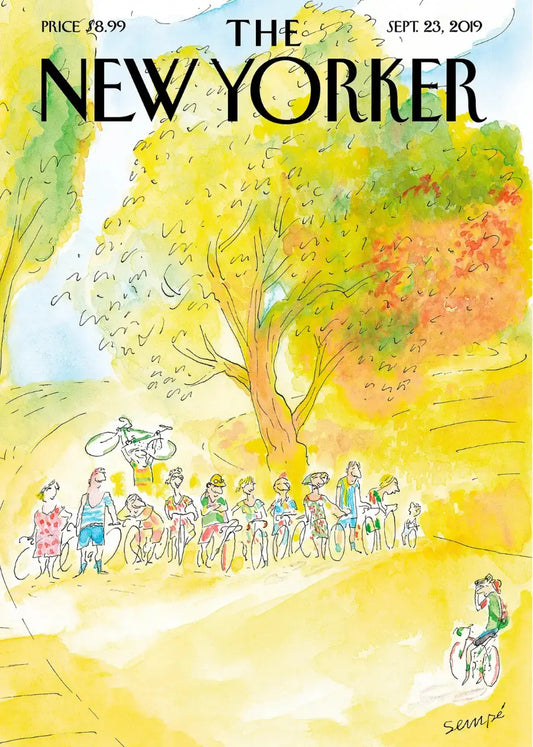 Illustration The New Yorker Sempé Sunday Morning Outings 