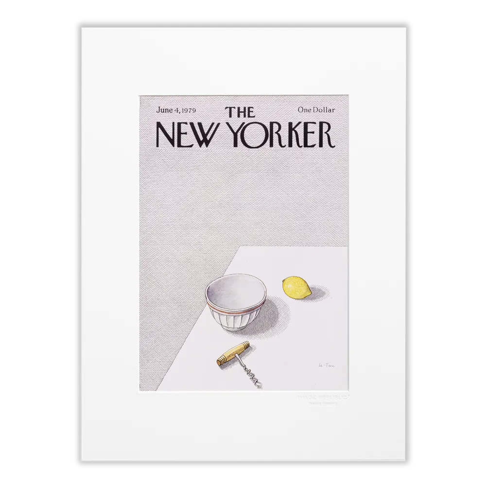 Affiche the New Yorker - Le Tan - 4 Juin 1979