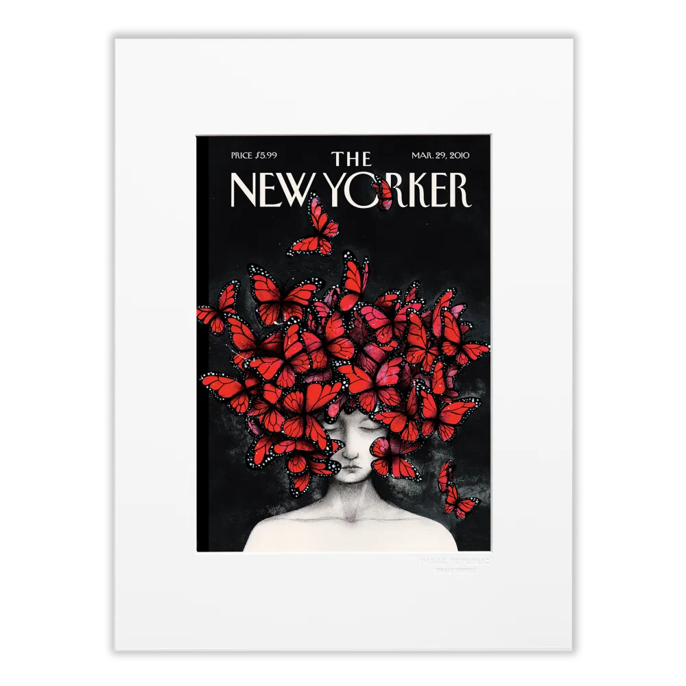 Affiche the New Yorker - Homage par Ana Juan - 29 Mars 2010 30x40