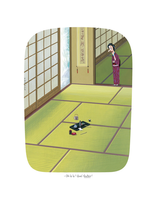 Affiche Voutch Foutoir - Dessin de Voutch 30x40 édité par Image Republic.