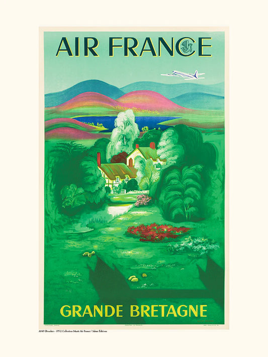 Grande Bretagne A049 - Collection Air France - Salam Editions