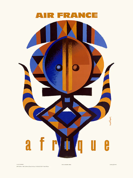 Affiche Air franceAfrique A099 - Salam Editions