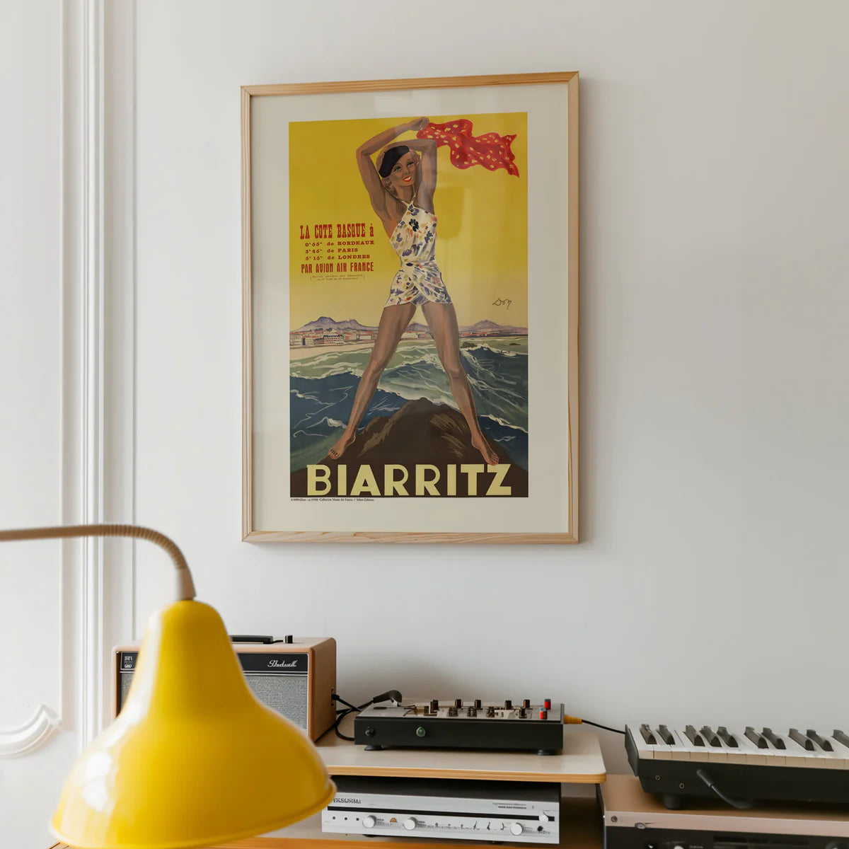 Affiche Air france Biarritz A1099 - Salam Editions