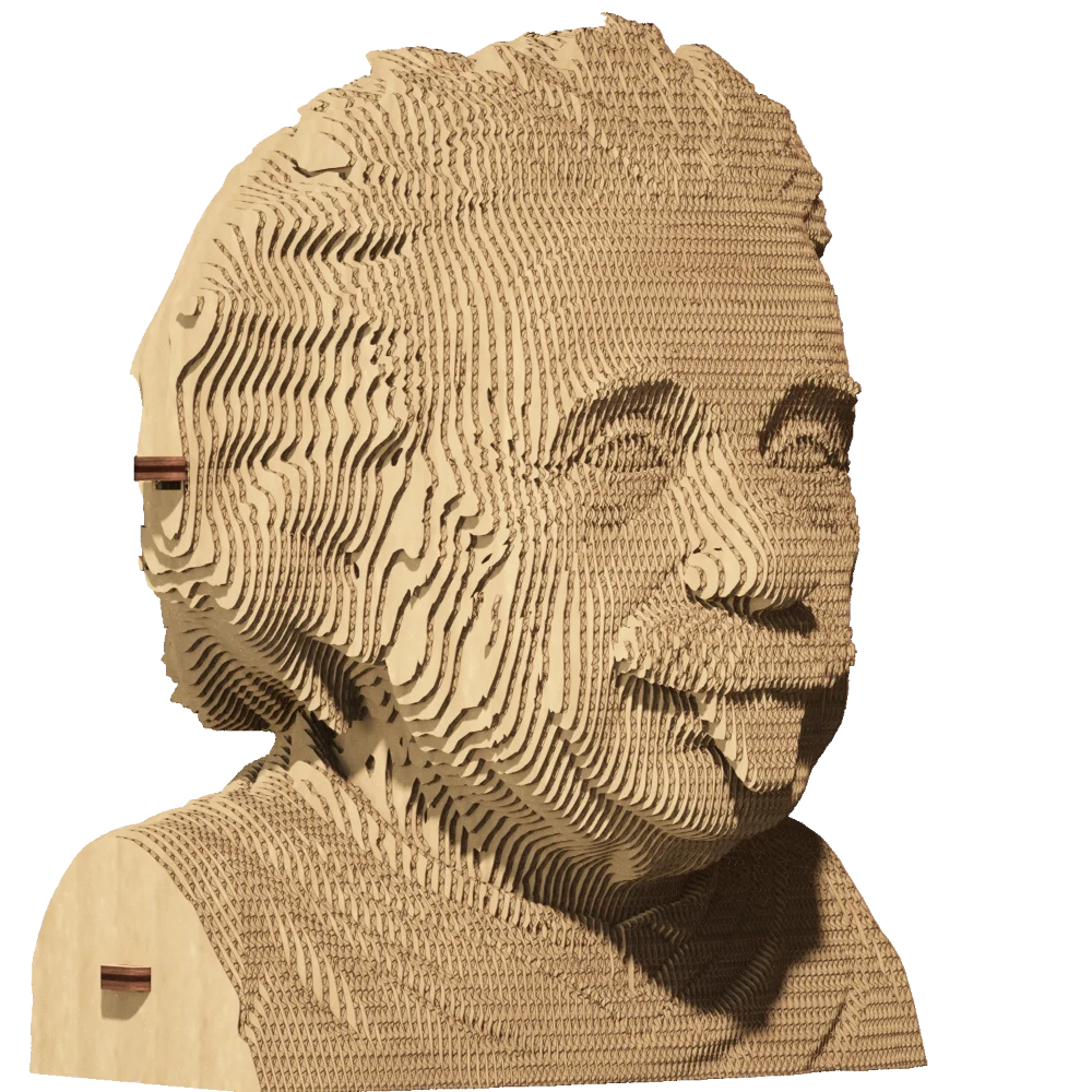 Albert Einstein Cartonic - puzzle carton 3D à assembler