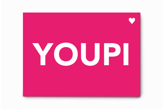 Youpi - Carte Postale Collection Fluo