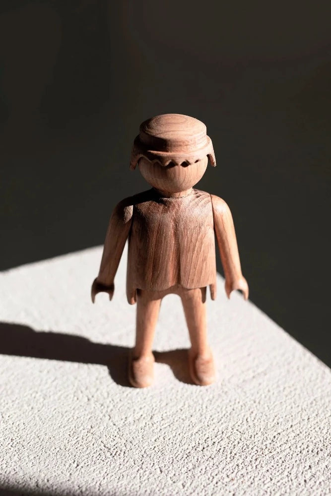 Playmobil Man - Figurine en Chêne clair petit modèle par Boyhood Boyhood