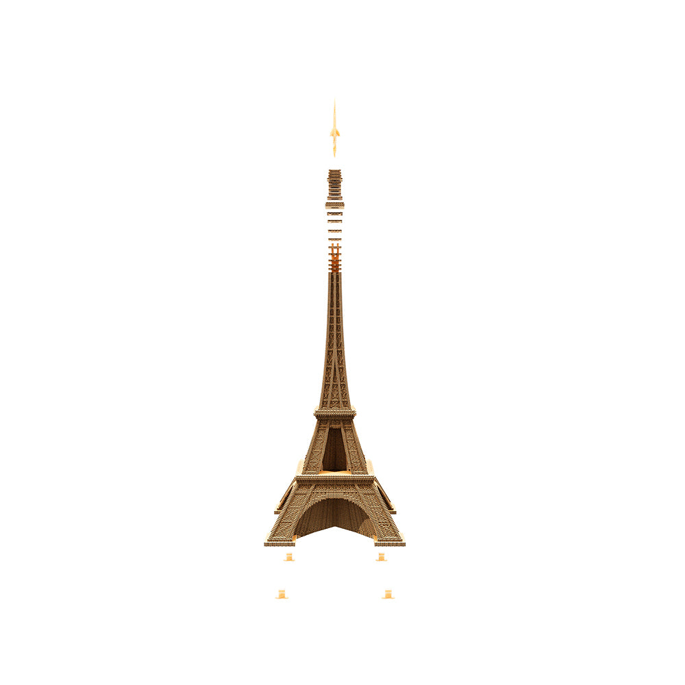 Tour Eiffel - Puzzle Carton 3D à assembler - Cartonic