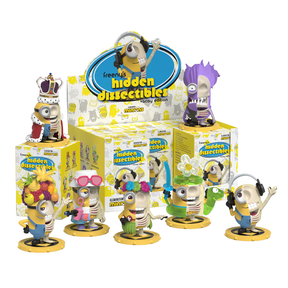 Freeny's Hidden Dissectibles Minions Série 01 - Figurines les Minions à collectionner Boîtes aveugles- Mighty Jaxx