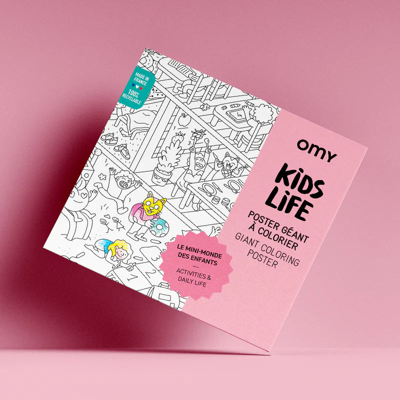 Coloriage géant Kids Life par OMY