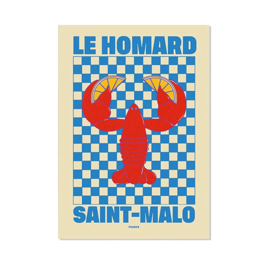 Le Homard Print Nephthys Illustrated Affiche